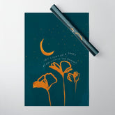 "Let Light Be A Sweet Rebellion In The Shadows" Wrapping Paper