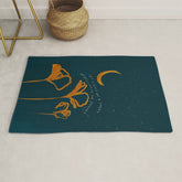 "Let Light Be A Sweet Rebellion In The Shadows" Rug