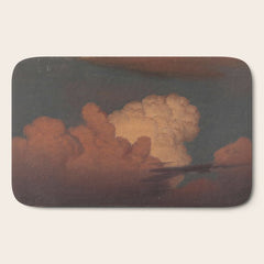 "Cloud Study" by Knud Baade, 1850 Bath Mat