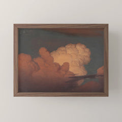 "Cloud Study" by Knud Baade, 1850 Mini Art Print