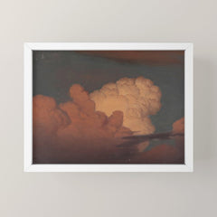 "Cloud Study" by Knud Baade, 1850 Mini Art Print