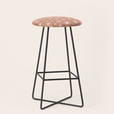 70������s Retro Floral Stool