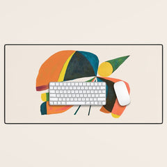 A bird Desk Mat