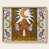18. Moon Tarot Mushroom Serving Tray