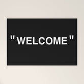 " Art " (Negative) Welcome Mat