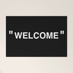 " Art " (Negative) Welcome Mat