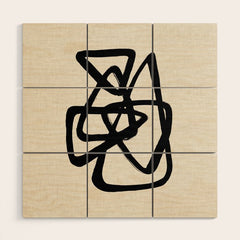 A Family Of Five Wood Wall Art