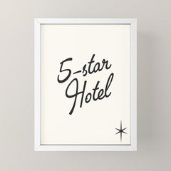 5-star hotel Mini Art Print