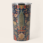 17th Century Persian Rug Print with Animals Travel Mug