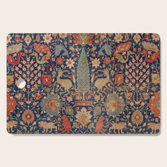 17th Century Persian Rug Print with Animals Cutting Board