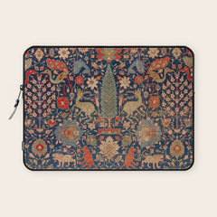 17th Century Persian Rug Print with Animals Laptop Sleeve