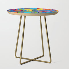 1960s Funky Psychedelic Abstract Side Table
