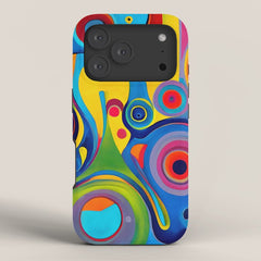 1960s Funky Psychedelic Abstract iPhone Case