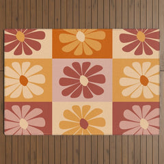 70's Daisy Bloom Outdoor Rug