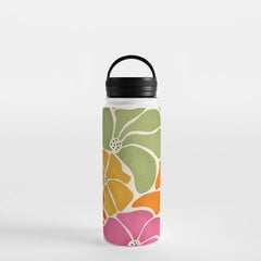70's Florals Water Bottle