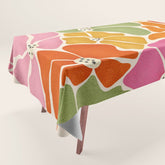 70's Florals Tablecloth