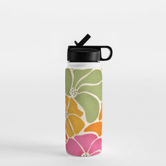 70's Florals Water Bottle