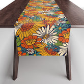 70s Retro Floral - Bold Table Runner