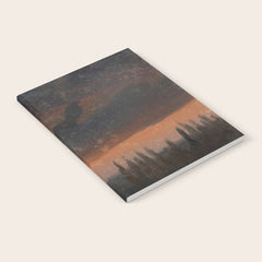 "Cloud Study over Poplars" by Knud Baade, circa 1830s-1840s Notebook