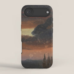 "Cloud Study over Poplars" by Knud Baade, circa 1830s-1840s iPhone Case