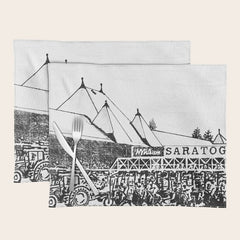 "The Starting Gate" Saratoga Springs Race Course Track Placemat