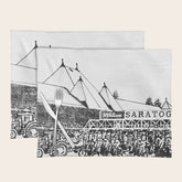 "The Starting Gate" Saratoga Springs Race Course Track Placemat