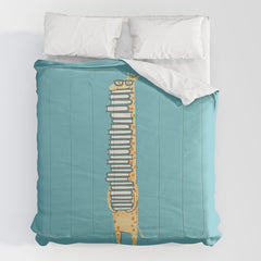 A Book Lover (blue) Comforter