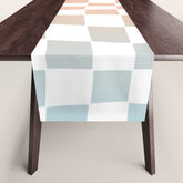 2014 gradient checked warp Table Runner