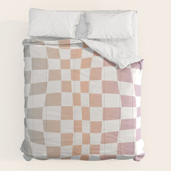 2014 gradient checked warp Comforter