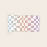 2014 gradient checked warp Bath Towel