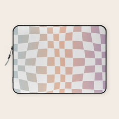 2014 gradient checked warp Laptop Sleeve