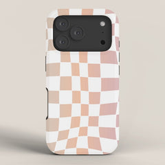 2014 gradient checked warp iPhone Case