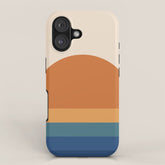 70's Retro Sunset iPhone Case