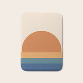 70's Retro Sunset Bath Mat