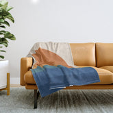 70's Retro Sunset Throw Blanket