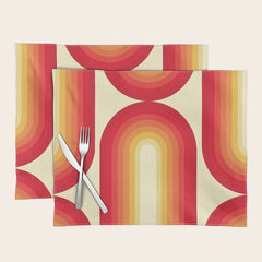 70s Retro Sun Placemat
