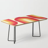 70s Retro Sun Coffee Table