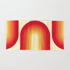70s Retro Sun Bath Towel