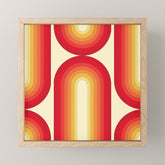 70s Retro Sun Mini Art Print