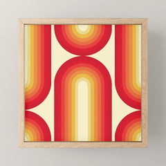 70s Retro Sun Mini Art Print