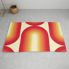 70s Retro Sun Rug