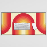 70s Retro Sun Desk Mat