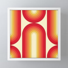 70s Retro Sun Mini Art Print