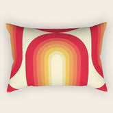 70s Retro Sun Rectangular Pillow