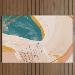 "Transformation: You Are Not Who You Used To Be, And That Is A Beautiful Thing." Outdoor Rug