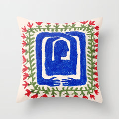 "The Independence" Sketch Throw Pillow