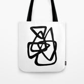 A Family Of Five White Background Tote Bag