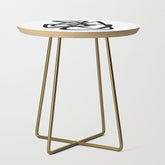 A Family Of Five White Background Side Table