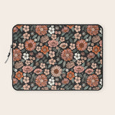 70s flowers - 70s, retro, spring, floral, florals, floral pattern, retro flowers, boho, hippie, earthy, muted Laptop Sleeve