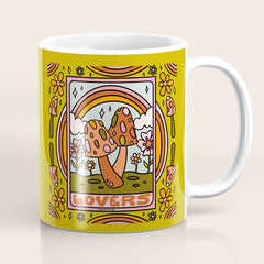 6. The Lovers Mushroom Coffee Mug
